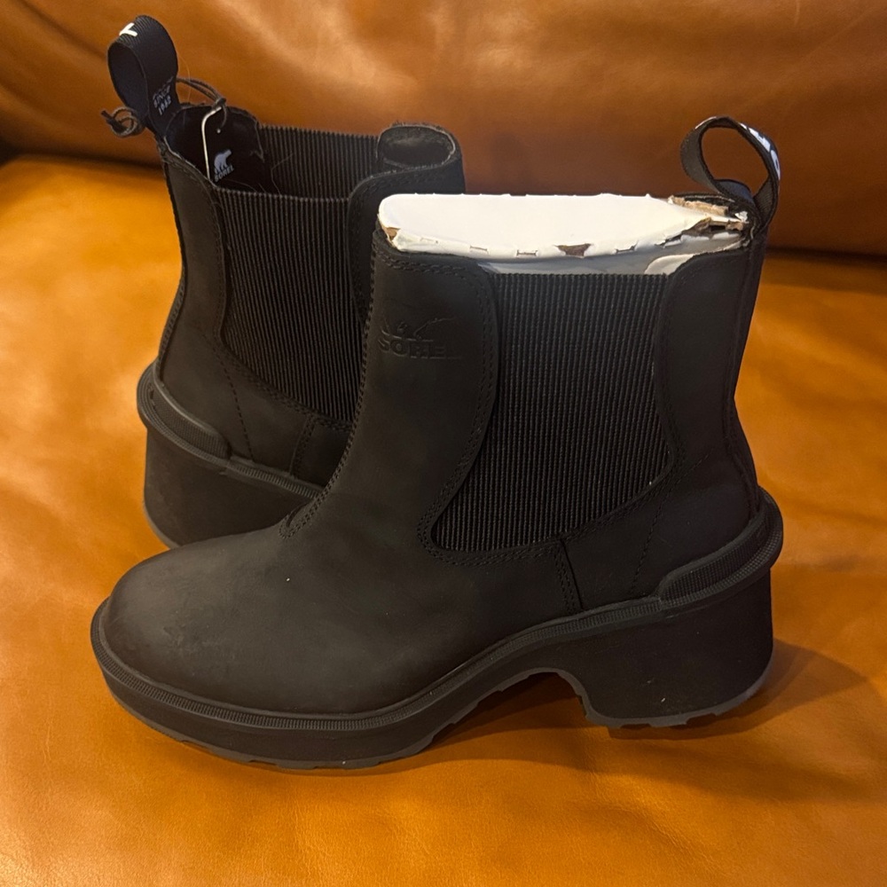 Sorel Black Ankle Booties